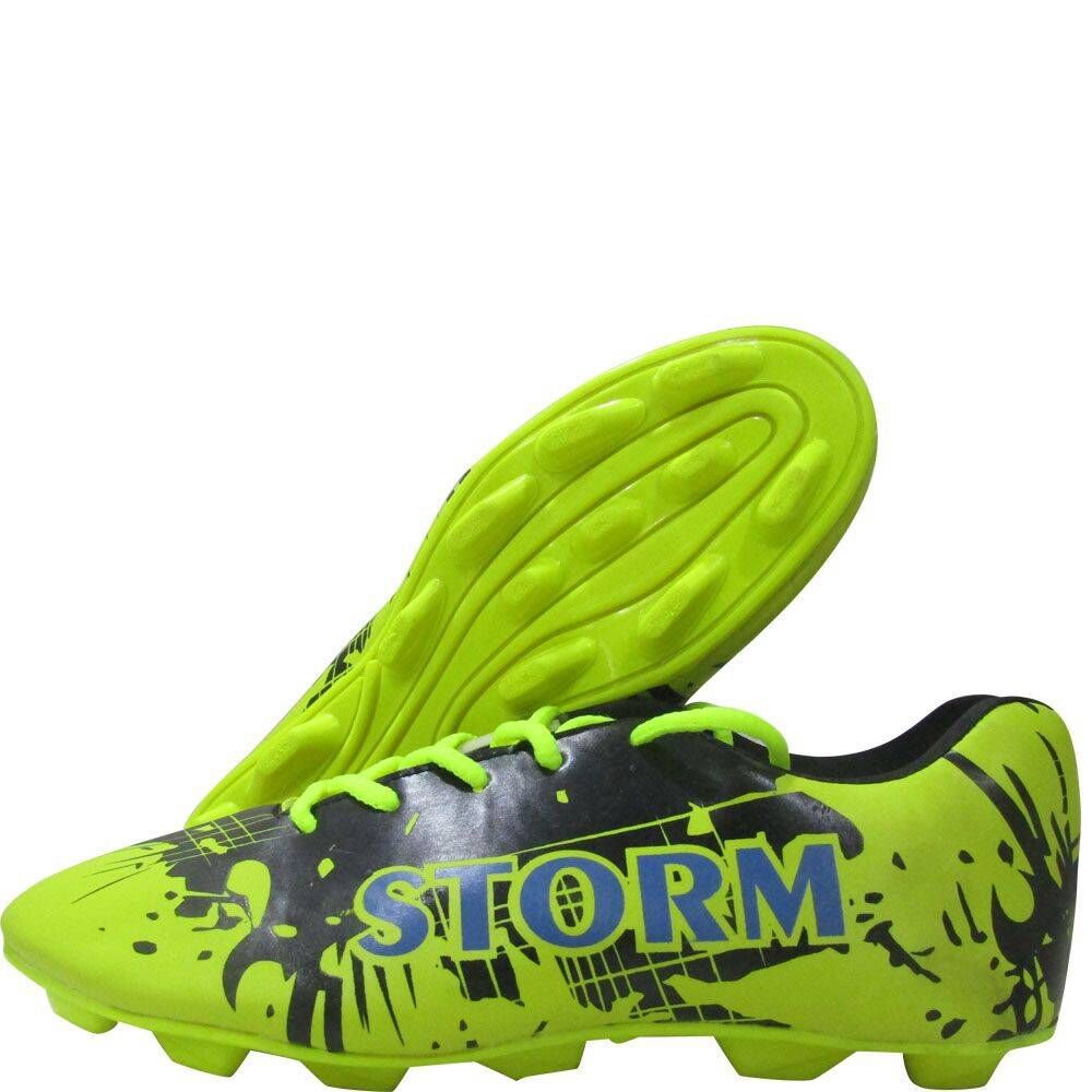 Thrax Storm Football Shoes Lime Black